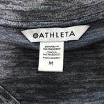 Athleta  Breezy Heather Gray V-Neck T-shirt Medium Photo 4