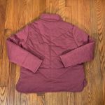 Three Dots  Full Zip Quilted Jacket Rose Size Small Photo 1