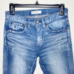 Moussy Vintage Diana Distressed Cropped Skinny Jeans with Fringed Hem size 25 Photo 5