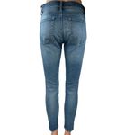 Gap 1969 True Skinny Women's Blue Mid Rise Medium Wash Denim Jeans Size 28S Photo 2