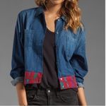 Jen's Pirate Booty Jen’s Pirate Booty Chambray Top Shacket Photo 3