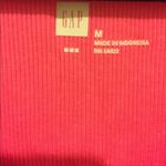 Gap  Pink & White Speckle Ribbed Tank Top Size M Photo 1