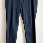 Chico's platinum Slim Straight Stretch Pull On jeans Pants Blue dark wash 3 Photo 0