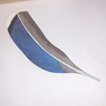 Coldwater Creek Scherer 1997 Blue and Brown Mallard Drake Feather Pin Photo 2