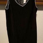 Danny & Nicole  Black Dress with Polka Dot Detail Photo 0