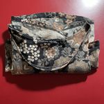 Gudrun Sjoden Top Womens S Cotton Floral Print Flowy shirt bell short sleeve Gray Photo 8