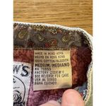 Andrew’s Blues Denim Size Medium Button Up Shirt Cotton Hippie Boho Short Sleeve Blue Photo 3