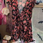 Forever 21 floral wrap around mini dress Photo 3