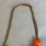 Vintage Statement Necklace Orange Photo 2