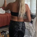 Black Sequin Skirt Photo 1