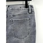 CAbi High Rise Distressed Grey Skinny Jean Size 6 Photo 7