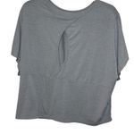 The North Face Grey Wander Crossback Top Boxy Lightweight Size 1X Crop Preppy Photo 1