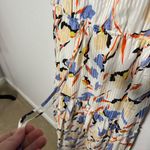 Joie NWT  Huston Dress Floral Halter Abstract Floral Tiered Cotton Blend Size L Photo 5