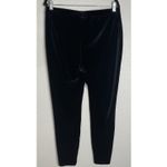Chico's  Womens 2 US‎ 12 Black Velvet Velour Pants Career Whimsigoth Party Travel Photo 1