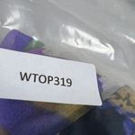 Fig and Flower Sheer Purple Floral Poet Blouse Romantic Size XL Photo 13