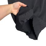 Adiva Black Lace Mock Neck Sheer Yoke Knit Sleeveless Blouse Size M Photo 2