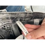 PacSun  High Rise Straight Leg Gray Acid Wash Denim Jeans Size 26 Photo 6