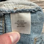 Miami Women's Cutoff Jean Faux Pearl Mini Skirt Light Blue Denim M Med Medium Photo 7