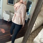 American Eagle  pink flowy top Photo 2