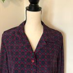 Leslie Fay Vintage Haberdashery by Floral Blouse Photo 3