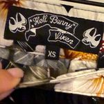 Hell Bunny  VIXEN Women’s Tropical Floral Print Button Detail Midi Skirt Size XS Photo 2