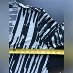 BCBGMAXAZRIA  Womens Adele 3/4 Sleeve Wrap Dress Black White Sz (LP) Peti… Photo 10