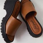 Free People Winona Wedge Platform Sandal Brown Photo 0