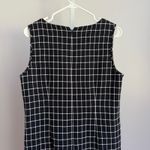 J.Crew  Black White Grid Sleeveless Dress‎ Career Casual Women's Size 8 Photo 6