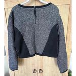 Sweaty Betty Womens Cropped Sweatshirt Size Small Gray And Black Photo 1