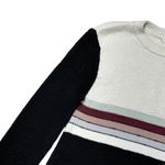 Free People  Colorblock Knit Lightweight Mini Sweater Dress US XS Photo 2