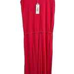 Skin Red / Pink Jersey Maxi Dress Sleeveless Size Medium New Photo 4