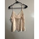 Nordstrom Vintage Intimates Silk Pink Blush Crop Blouse Size XL Photo 4