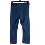 Lululemon Athletica In Movement Crop Everlux 19” leggings in Mach Blue Size 6 Photo 3