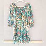 LA Double J Paloma Mini Dress Tree of Life Bianco Print XS Photo 4