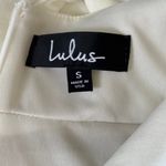 Lulus  Forever Crush White Strappy Skater Dress Sz S White Sexy Feminine‎ Photo 3