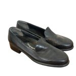 Easy Spirit Women Size 8.0 Black Faux Leather Casual Slip-On Shoe Black Photo 3