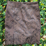 Bebe Vintage  Brown Fall Lace Pencil Skirt Size 4 Photo 0