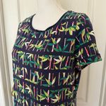 Tommy Bahama Women's Cotton Short Sleeve Palms Shift Dress, Sz M Photo 2