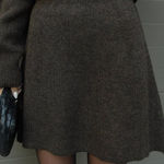 Ohrose Brown Sweater and Skirt Set Photo 1