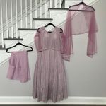 Indian Party Dress Bollywood Wear Designer Pakistani Glitter Gown Wedding suit Pink Size L Photo 0