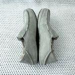 OluKai Women NOHEA Pale Grey Suede Leather Shearling Lined Slippers Shoes 6 Gray Photo 6