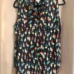 Talbots Women’s Decorative  Button Up Blouse Photo 0