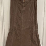 Vintage Y2K corduroy trumpet bell shape midi skirt Tan Size 8 Photo 0
