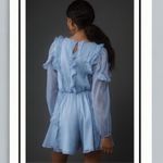 Anthropologie Hutch Long Sleeved Frilled Romper Sky Blue Size M NEW Photo 3