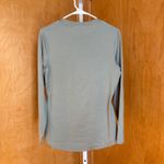 REI Co Op Womens Long Sleeve Baselayer Top Green Textured Medium Gray Photo 1
