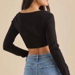Altar'd State Corset Cropped Long Sleeve Photo 1