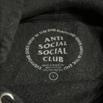 Anti Social Social Club Black Hoodie with Pink Graphic Size L Photo 1