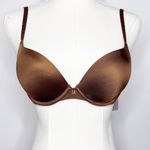 Savage x Fenty NEW MICROFIBER PUSH-UP BRA Elegant Brown Women's Size 30C NWT Photo 0