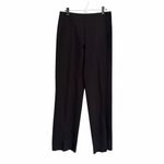 Max Mara Virgin Wool Stretch Black Trousers Dress Pants Size 12 US Photo 2