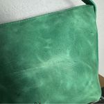 Portland Leather Large Slouchy Shoulder Bag in Reef Green Photo 3